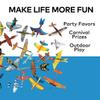 Fun Express 5"-9" Flying Toys Bright Colors & Patterns Glider Assortment - Perfect for Parties, Prizes, and Events - 50-Pieces view 3