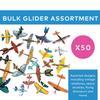 Fun Express 5"-9" Flying Toys Bright Colors & Patterns Glider Assortment - Perfect for Parties, Prizes, and Events - 50-Pieces view 4