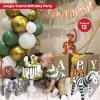 Fun Express Inflatable Animals Safari Jungle Party Decorations - 12 Pack Zoo Animal Inflatables for Birthday Baby Shower | Premium Vinyl Construction for Indoor Outdoor Events | Kids Party Favors view 3