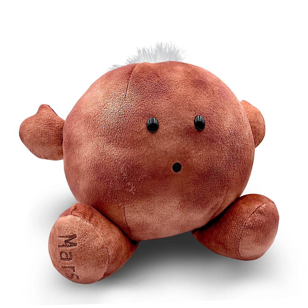 Celestial Buddies Mars Buddy | 9" Soft Stuffed Plush, Embroidered Features, Fun Red Planet Facts Tag for Kids STEM Learning, Educational Gift, Classroom & Homeschool Science Space Astronomy | 0+