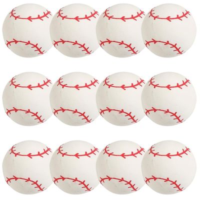 Fun Express - Baseball Bouncing Ball - Toys - Balls - Bouncing Ball - 12 Pieces