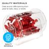 Midway Monsters Clear Acryclic Raffle Spinning Drum - Spinning Raffle Box for Balls, Chips, Tickets - Medium view 2