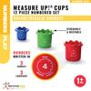 Discovery Toys Measure UP! Cups | Educational Stacking & Nesting 12 Piece Numbered Set| Kid-Powered Learning | STEM Toy Early Math Childhood Development 12 Months and Up view 2