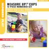 Discovery Toys Measure UP! Cups | Educational Stacking & Nesting 12 Piece Numbered Set| Kid-Powered Learning | STEM Toy Early Math Childhood Development 12 Months and Up view 3