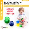 Discovery Toys Measure UP! Cups | Educational Stacking & Nesting 12 Piece Numbered Set| Kid-Powered Learning | STEM Toy Early Math Childhood Development 12 Months and Up view 4