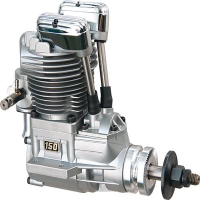 Saito Engines 150B AAC with Muffler:BI