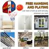Indoor Mini Basketball Hoop - 16" x 13" Large Over The Door Plastic Toy Backboard, Net, Ball and Pump for Kids Boys Teens - Suitable for Office, Bedroom, Dorm (Magic Shot) view 4