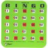 Regal Bingo Bulk Bingo Cards with Sliding Windows - Reusable Large Print Bingo Game Cards for Adults Large Group - 50 Pack, Green view 1