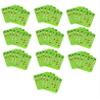 Regal Bingo Bulk Bingo Cards with Sliding Windows - Reusable Large Print Bingo Game Cards for Adults Large Group - 50 Pack, Green view 2