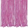 Fun Express FUCHSIA METALLIC BEADS NECKLACE 4DZ - Jewelry - 48 Pieces view 1
