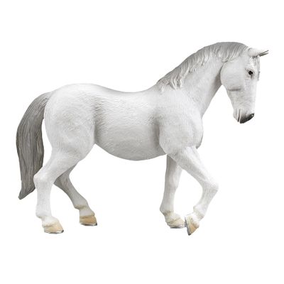 MOJO Lipizzaner Mare | Hand-Painted Toy Figure | Horse Collection | True to Life & Highly Detailed | Designed in UK