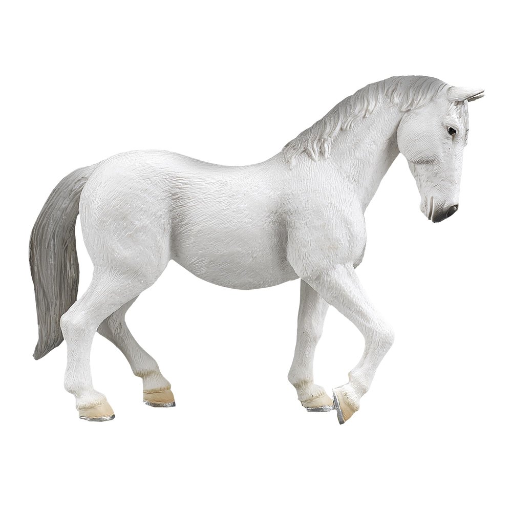 MOJO Lipizzaner Mare | Hand-Painted Toy Figure | Horse Collection | True to Life & Highly Detailed | Designed in UK