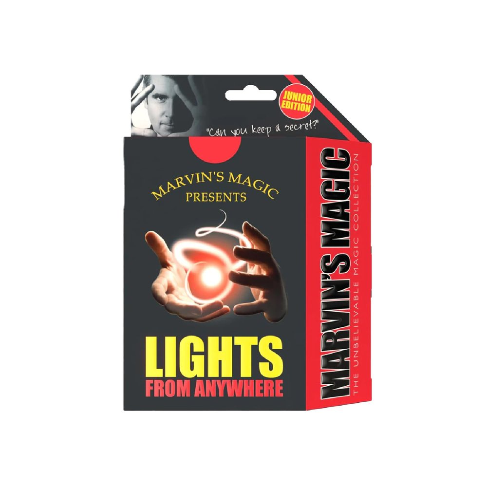Marvin's Magic - Lights from Anywhere - Junior Edition - Professional Children's Tricks Set - Amazing Magic Tricks for Kids - Includes Light Props and Instructions