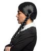 Boland 30705 86097 Secreted Wig with Braids, Black, One Size, Unisex view 2