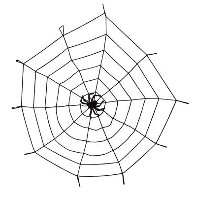 Boland BV Spider Web 150 cm with Spider Halloween