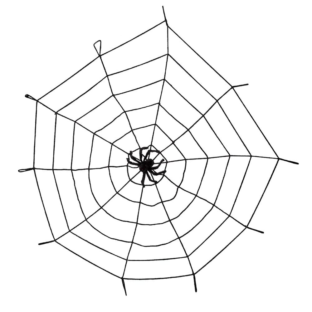 Boland BV Spider Web 150 cm with Spider Halloween