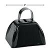 Fun Express Black Cowbells Set of 12 - Loud and Durable Cowbells for Sporting Events School Spirit Parties Celebrations and Group Cheers - Perfect for Boosting Energy and Excitement - 12 Pieces view 3