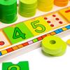 Bigjigs Toys Wooden Learn to Count Stacking Toy view 2