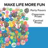 Fun Express - Bouncing Ball Assortment (100 Pc) - Toys - Assortments - 100Pc Assortments - 100 Pieces view 2