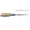 Westcott E-30444 00 4 inch Titanium Nitride Bonded Super Soft Grip Scissor, Curved - Grey/Yellow view 2