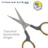 Westcott E-30444 00 4 inch Titanium Nitride Bonded Super Soft Grip Scissor, Curved - Grey/Yellow view 4