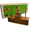 Tower of Hanoi Chedi 7 Layers - Wooden IQ Puzzle Brain Teaser view 1