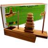 Tower of Hanoi Chedi 7 Layers - Wooden IQ Puzzle Brain Teaser view 2