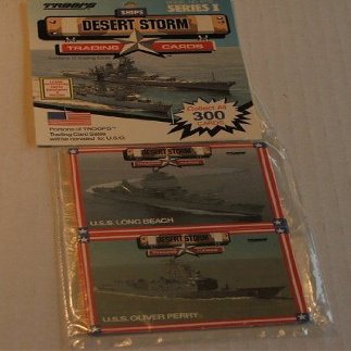1991 Desert Storm Trading Cards Pack of 12 : Ships