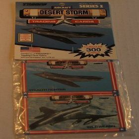1991 Desert Storm Trading Cards Pack of 12 : Aircraft