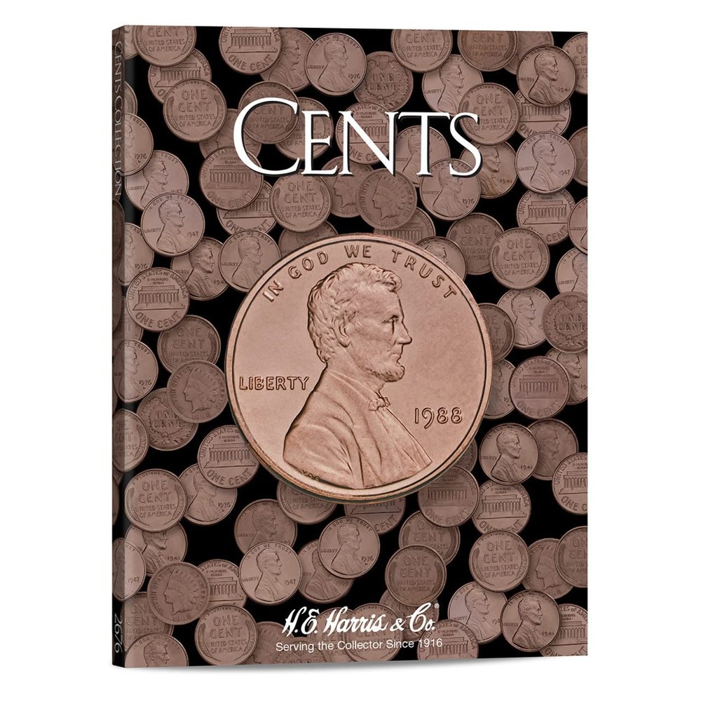 H.E. Harris & Co US and Canada Cent Folder with Blank Ports #2676