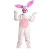 Halco Kid's Easter Bunny Suit with Hood - Pink - Size 6-8 (White) view 1