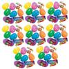 Fun Express, Bulk Candy Prefilled Easter Eggs, Bright Colors, Plastic, Stuffed with Candy, Easter Egg Hunt Supplies, 144 Pieces view 1