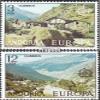 Andorra - Spanish Post 107-108 (Complete.Issue.) unmounted Mint/Never hinged ** MNH 1977 Europe (Stamps for Collectors) Landscapes view 1