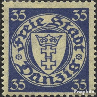 Prophila Collection Gdansk 215 fine Used/Cancelled 1925 Postage Stamp (Stamps for Collectors) Flags/Coats of Arms/Maps