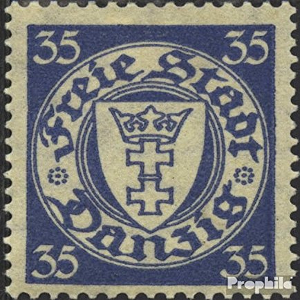 Prophila Collection Gdansk 215 fine Used/Cancelled 1925 Postage Stamp (Stamps for Collectors) Flags/Coats of Arms/Maps