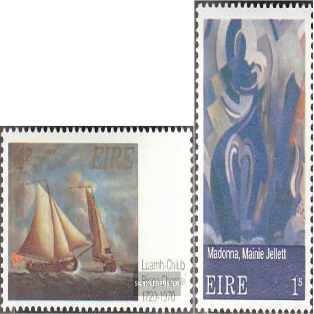 Ireland 242,243 (Complete.Issue.) unmounted Mint/Never hinged ** MNH 1970 Yacht, Art (Stamps for Collectors) Seafaring/Ships