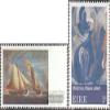 Ireland 242,243 (Complete.Issue.) unmounted Mint/Never hinged ** MNH 1970 Yacht, Art (Stamps for Collectors) Seafaring/Ships view 1