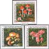 Liechtenstein 1252-1254 (Complete.Issue.) unmounted Mint/Never hinged ** MNH 2000 Rare Mushrooms (Stamps for Collectors) Plants/Mushrooms view 1