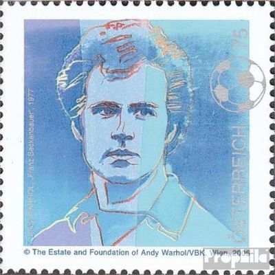Austria 2579 (Complete.Issue.) 2006 Franz Beckenbauer/Andy Warhol (Stamps for Collectors) Soccer