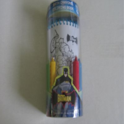 DC Comics Batman Bath Crayons and Bath Coloring Book (Bath Time Fun!)