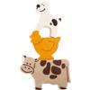 HABA My Very First Games - Animal Upon Animal Wood Stacking Game (Made in Germany) view 2