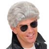 WIDMANN Greaser Grey Wig for Hair Accessory Fancy Dress view 1