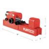 PLAYmake Kids 4-in-1 Woodshop Carpentry Cool Tool with Jigsaw, Lathe, Drill Press, Sander, Power Supply, Safety Goggles, Extra Supplies, and Deluxe Project Book view 4
