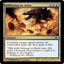 Magic: the Gathering - Offering to Asha - Alara Reborn - Foil