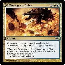 Magic: the Gathering - Offering to Asha - Alara Reborn - Foil