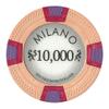 Claysmith Gaming $10000 Clay Composite 10 Gram Milano Poker Chips - Sleeve of 25 view 1