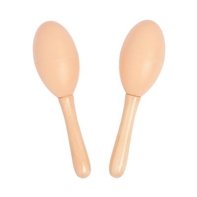 Fun Express DIY Plastic Maracas - Bulk 24 Pack - Paint it Yourself Crafts for Kids