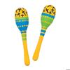 Fun Express DIY Plastic Maracas - Bulk 24 Pack - Paint it Yourself Crafts for Kids view 3