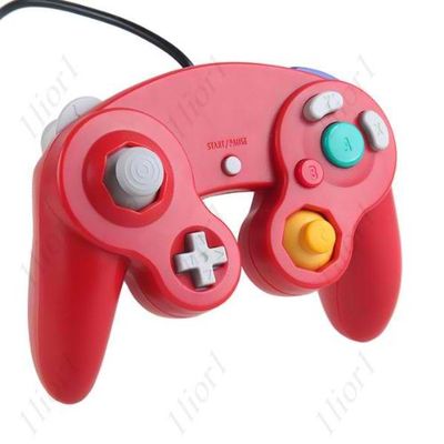 Mario RED Controller Joypad Pad for Nintendo Gamecube & Wii
