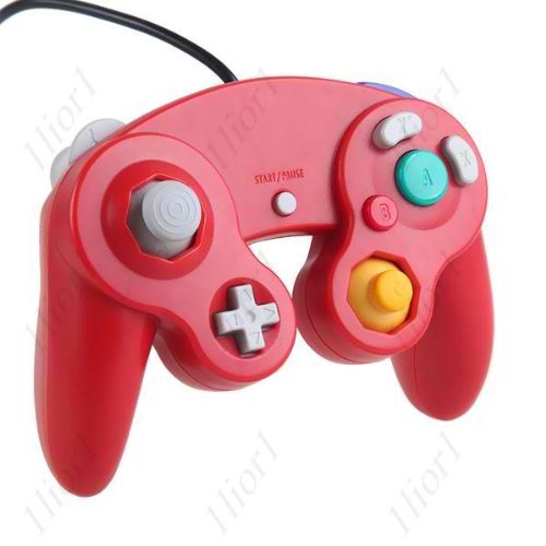 Mario RED Controller Joypad Pad for Nintendo Gamecube & Wii
